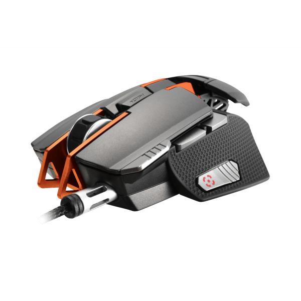 Cougar mouse da gioco laser 700m superior - ambidestro - 8200 dpi - 1000 hz - ottico - sensore avago adns-9800 - usb - led - interruttori omron - nero