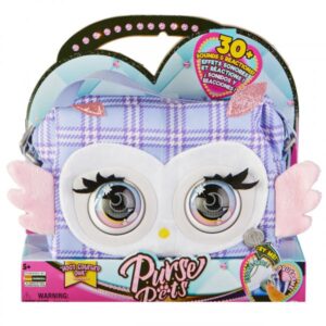 Borsetta giocattolo purse pets scozzese print perfect