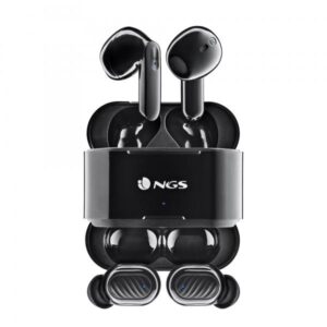 Ngs artica duo cuffie wireless in-ear musica e chiamate bluetooth nero