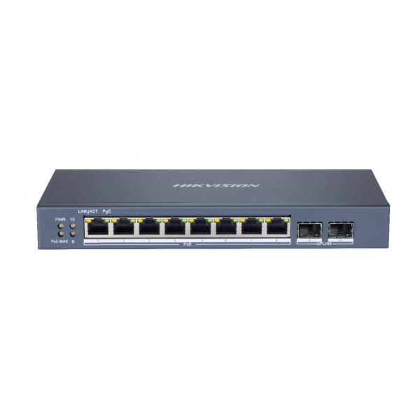 Hikvision digital technology ds-3e1510p-si switch di rete gestito l2 gigabit ethernet 10-100-1000 supporto power over ethernet nero