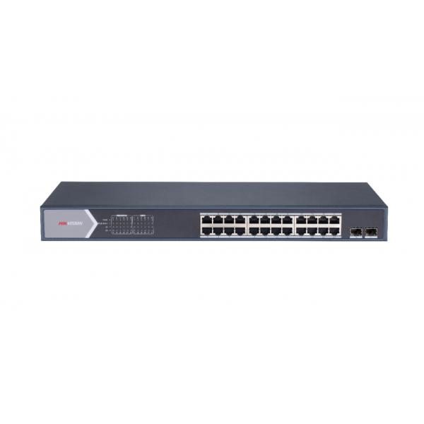 Hikvision digital technology ds-3e1526p-si switch di rete gestito l2 gigabit ethernet 10-100-1000 supporto power over ethernet nero