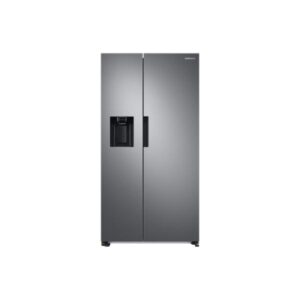 Samsung rs67a8811s9 frigorifero side by side serie 8000 capacita` 634 litri classe energetica e 178 cm dispenser maniglie finitura titanium silver