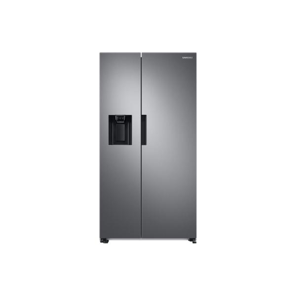 Samsung rs67a8811s9 frigorifero side by side serie 8000 capacita` 634 litri classe energetica e 178 cm dispenser maniglie finitura titanium silver