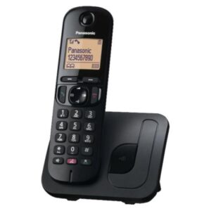 Panasonic kx-tgc250jt cordless dect-gap display 1,6`` blocco delle chiamate id chiamante vivavoce nero