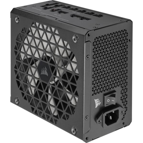 Corsair rm850x shift alimentatore atx interamente modulare - interfaccia laterale - compatibilita` con atx 3.0 e pcie 5.0 - efficienza 80 plus gold - nero