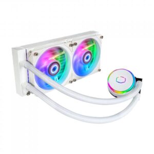 Cooler master mly-d24m-a23pz-rw dissipatore masterliquid pl240 flux white edition argb liquid cooler dissipatore