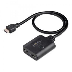 Startech.com splitter hdmi 4k a 2 porte multipresa hdmi con cavo da 50cm