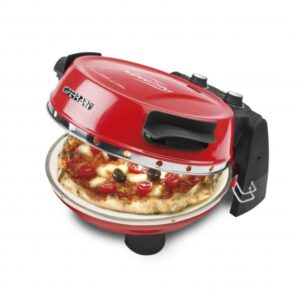G3 ferrari napoletana g1003202 fornetto elettrico per pizza e snack 1200w plus evo nero-rosso