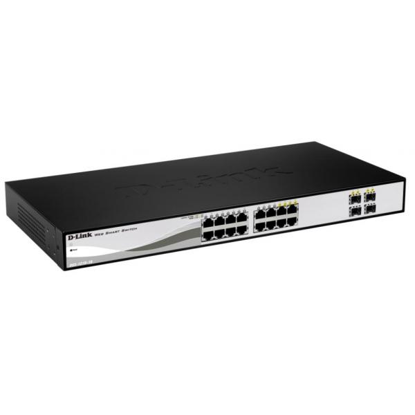D-link dgs-1210-16 switch gestito l2 - 16 x 10/100/1000 + 4 x sfp condiviso