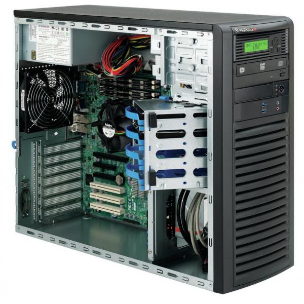 Supermicro 732d4-903b cabinet midi-tower 900w nero