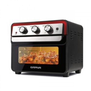 G3ferrari g10145 friggisano 22 litri forno friggitrice ad aria 1700w nero-rosso