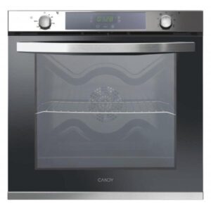 Candy fcxp 615 x estetica timeless forno elettrico multifunzione da incasso capacita` 80 litri classe energetica a 8 funzioni 60 cm acciaio inox