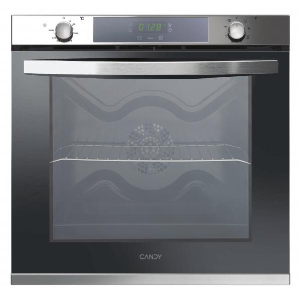 Candy fcxp 615 x estetica timeless forno elettrico multifunzione da incasso capacita` 80 litri classe energetica a 8 funzioni 60 cm acciaio inox