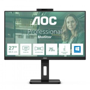 Aoc q27p3cw monitor pc 27`` 2560x1440 pixel quad hd led nero