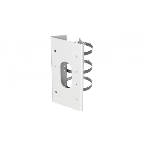 Adattatore da palo hikvision in acciaio bianco - ds-1475zj-sus