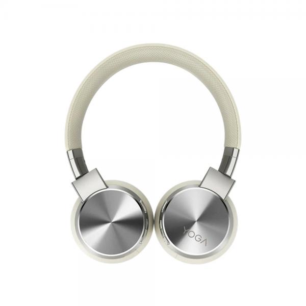 Lenovo yoga anc headphone cuffie bluetooth con microfono cancellazione attiva del rumore bianco