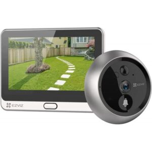 Ezviz dp2c spioncino digitale 1080p video spioncino senza fili con monitor 4,3 pollici suoneria campanello integrata ip visione notturna rilevamento movimento pir audio bidirezionale grande angolo