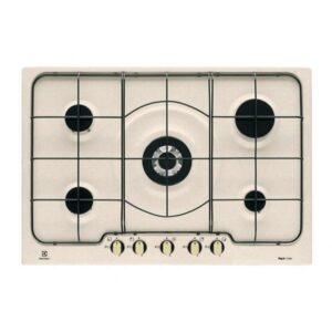Electrolux rgg7253oon softline piano cottura a gas 5 zone 75 cm sabbia