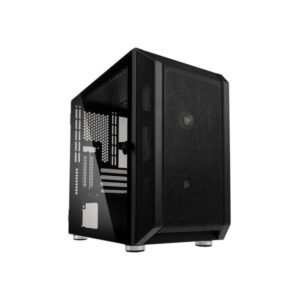 Kolink citadel mesh mini tower case panello laterale in vetro temperato micro-atx e mini-itx nero