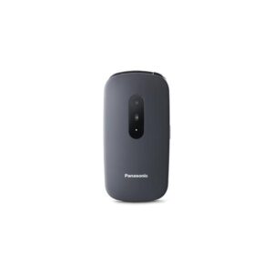 Panasonic kx-tu446exg telefono cellulare facilitato compatibile con apparecchi acustici pulsanti grandi retroilluminati ampio display 600 ore di autonomia grigio