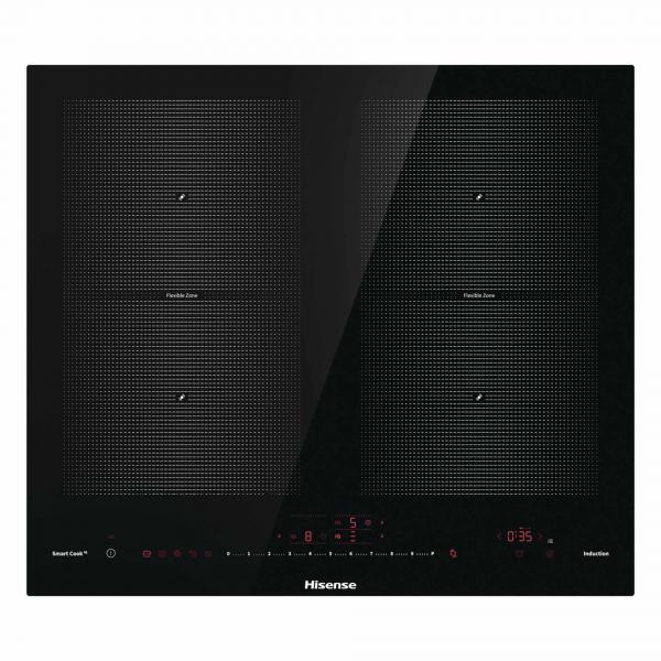 Hisense i6456cb piano cottura ad induzione 4 zone resistente ai graffi con finitura smussata nero