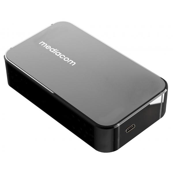 Mediacom md-a190 charger 100w alimentatore automatico type-c per notebook/smatphone/tablet 5v/9v/12v/15v/20v 5a 100 w