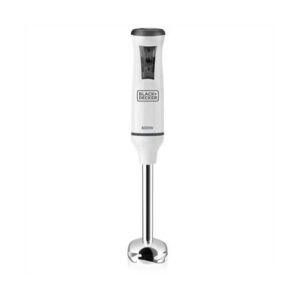 Black+decker bxhba600e frullatore a immersione potenza 600 w in acciaio inox bianco