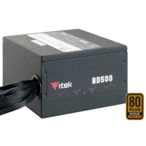 Itek bd500 alimentatore atx 500w 230v certificazione 80 plus bronze raffreddamento attivo