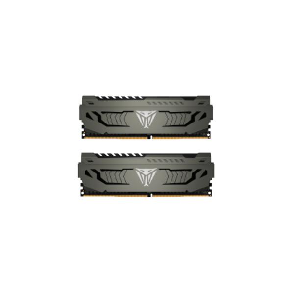 Patriot viper steel kit memoria ram 16gb totali 2x8gb 3.733mhz tipologia ddr4 tecnologia dimm grey
