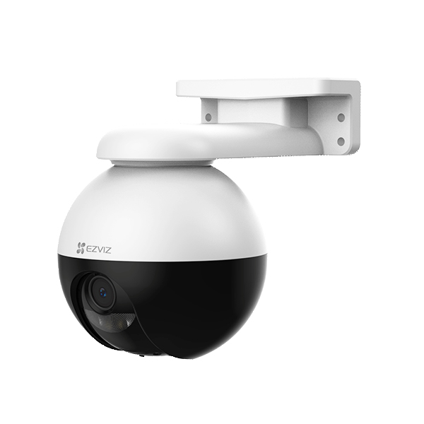Ezviz c8w pro 2k telecamera ip da esterno motorizzata a cupola visione notturna riconoscimento figura umana con luce e sirena