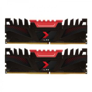 Pny kit di memorie ram dimm xlr8 gaming ddr4 3200 mhz 16gb (2x8gb), rosso