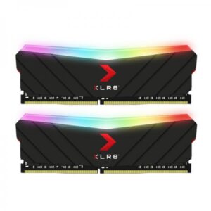 Pny 32gb 2x16gb xlr8 md32gk2d4360018xrgb gaming epic-x rgb ddr4 3600mhz kit di memorie ram black