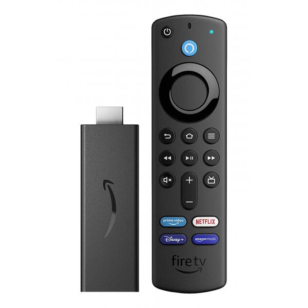 Amazon fire tv stick 2021 con telecomando vocale alexa
