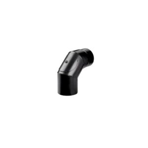 Save fumisteria gomito pellet 90 gradi con ispezione nero opaco 12cm
