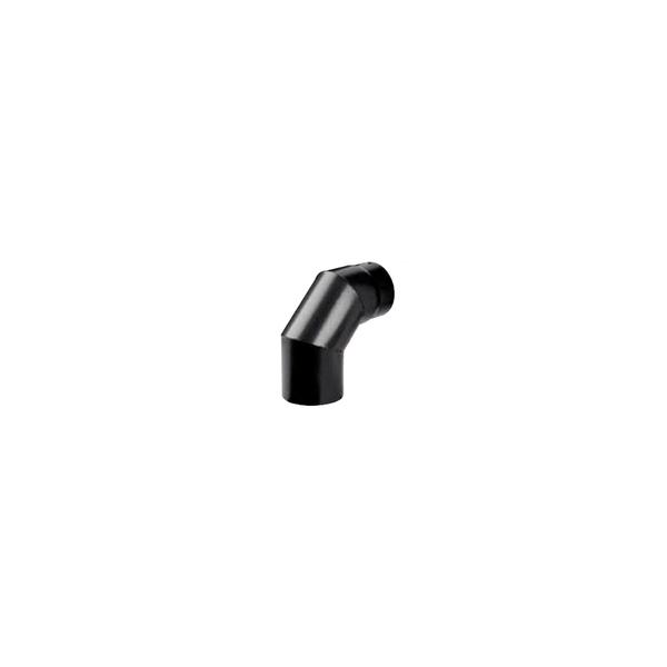 Save fumisteria nno1303 gomito smaltato 90 gradi 13cm nero opaco