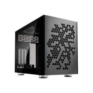 Kolink rocket heavy case alluminio e vetro temperato mini itx nero