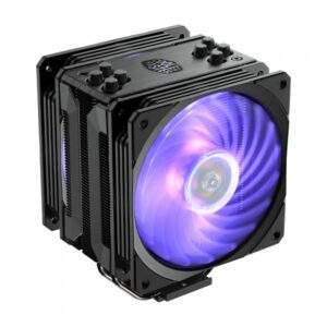 Ventola hyper 212 rgb black edition with lga1700, tower, 120mm 650-2000 rpm pwm fan, 4x heatpipes, full socket support