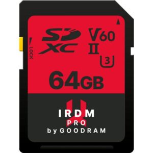 Scheda sd 64gb uhs ii v60 goodram - blister retail