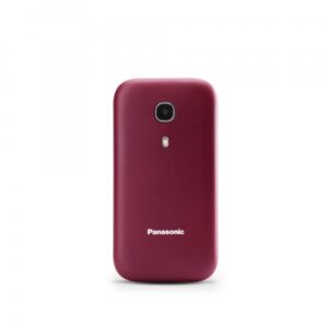 Panasonic kx-tu400 cellulare senior a conchiglia facilitato con sos 2.4`` a colori bordeaux
