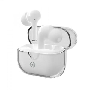 Celly auricolari true wireless in-ear trasparente/nero