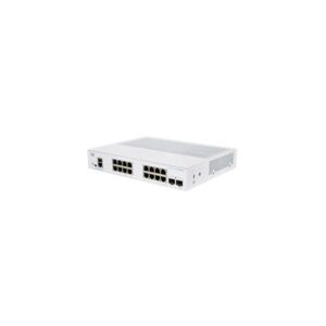Cisco business 250 series cbs250-16t-2g-eu switch gestito l2/l3 16 x 10/100/1000 + 2 x gigabit sfp montabile su rack