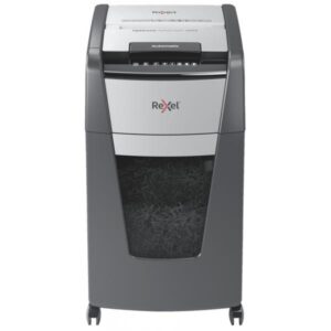 Rexel optimum auto feed+ distruggidocumenti automatico 225 fogli taglio a frammento 60 litri cestino removibile con rotelle