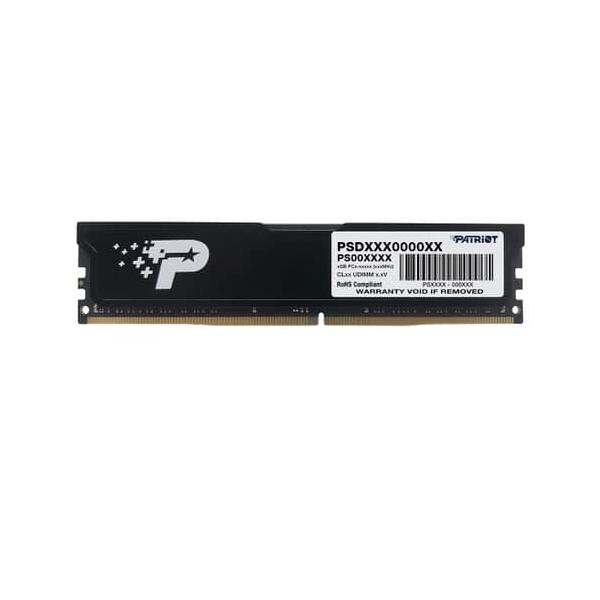 Patriot signature memoria ram dimm 1x16gb 3.200mhz tipologia ddr4 tecnologia dimm black