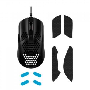 Hp hyperx pulsefire haste mouse gaming usb ultraleggero struttura a nido d`ape 16.000 dpi 6 pulsanti black
