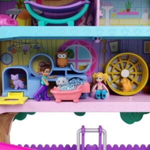 Mattel playset polly pocket pollyville casa sullalbero dei cuccioli