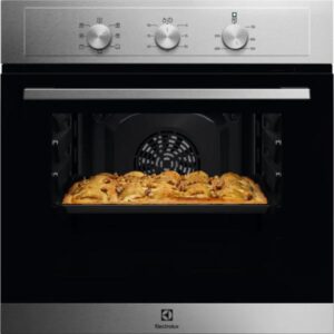 Electrolux eoh2h00bx forno elettrico ventilato con grill da incasso multifunzione 58 litri classe a larghezza 60 cm colore acciaio
