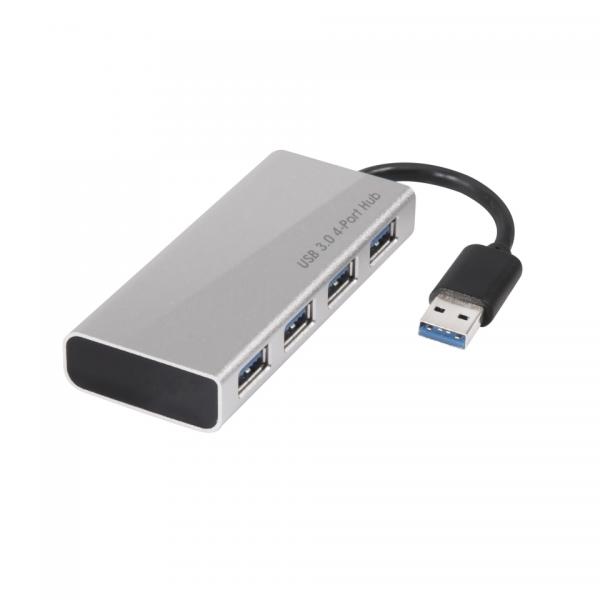 Club3d adattatore usb 3.0 4 port aluminium casing