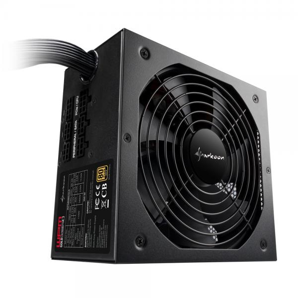 Sharkoon wpm gold zero alimentatore per computer 650w atx nero