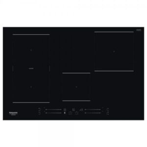 Hotpoint hs 3377c bf piano cottura ad induzione 4 zone adattatore di potenza zona flexi duo 18 livelli di potenza blocco comandi 70 cm nero