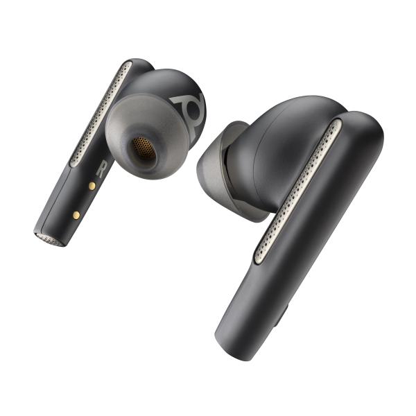Poly voyager free 60 uc auricolari bluetooth noise cancelling certificati microsoft teams carbon black